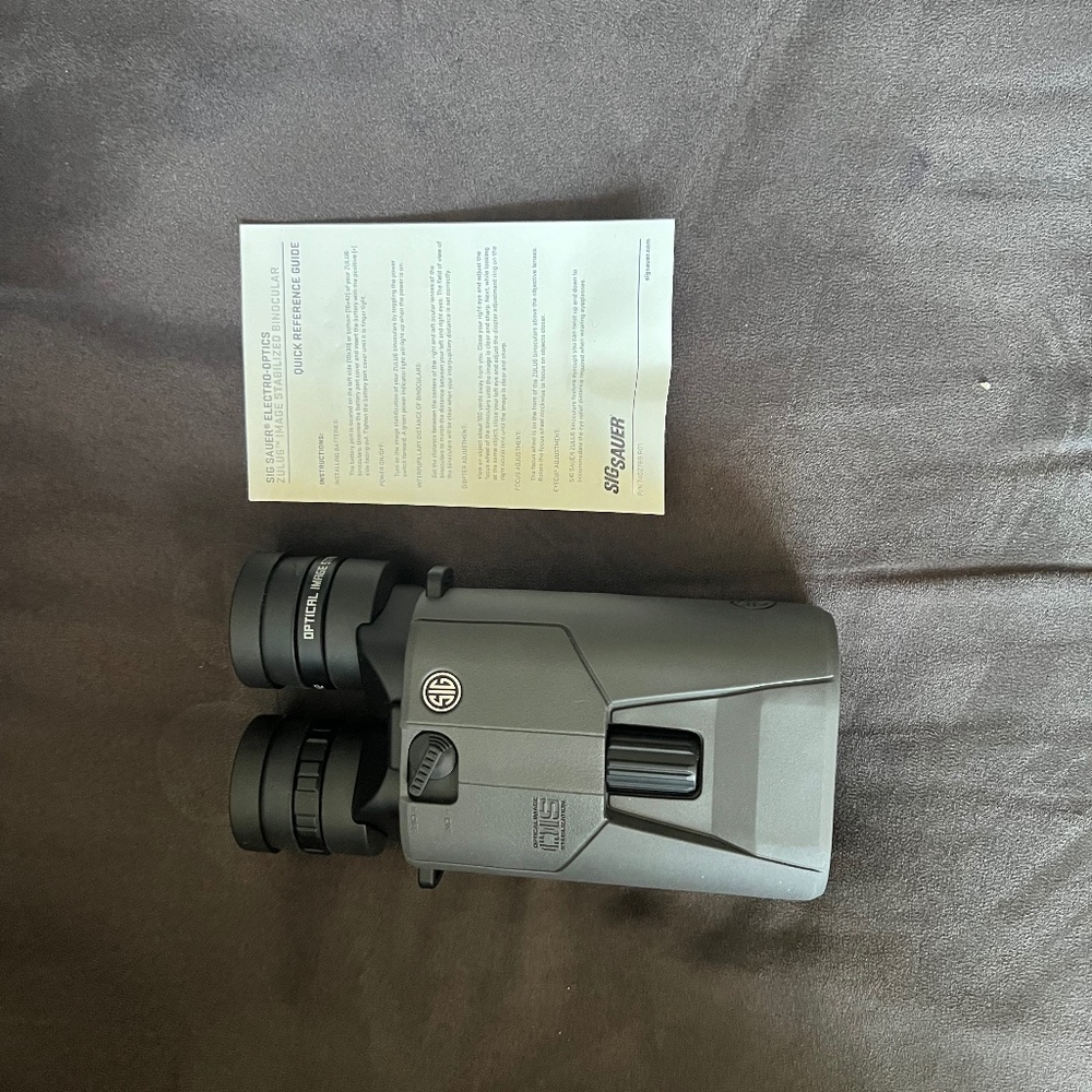 Binoculars are made by SigSauer